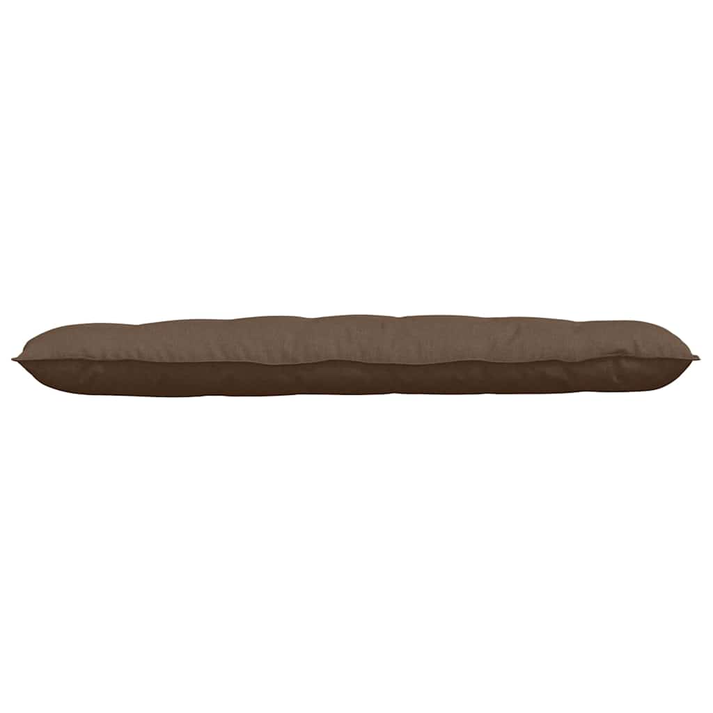 Cuscino per Schiena Marrone 160 x 19 x 50 cm Tessuto