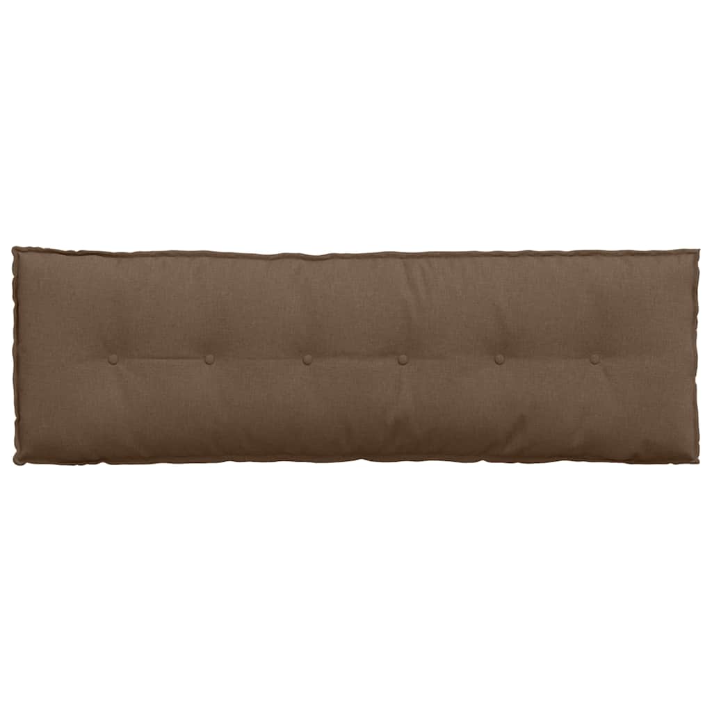 Cuscino per Schiena Marrone 160 x 19 x 50 cm Tessuto