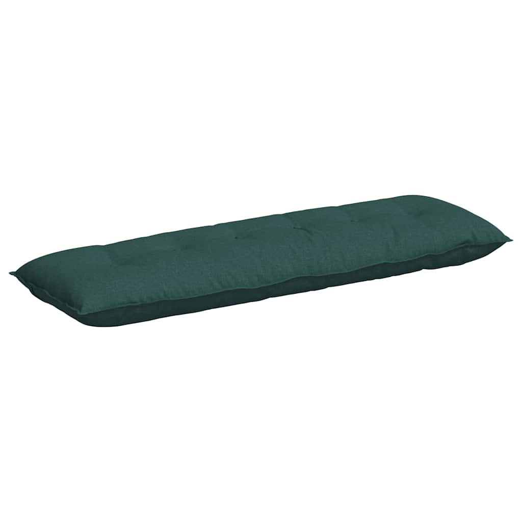 Cuscino per Schiena Verde Scuro 160 x 19 x 50 cm Tessuto