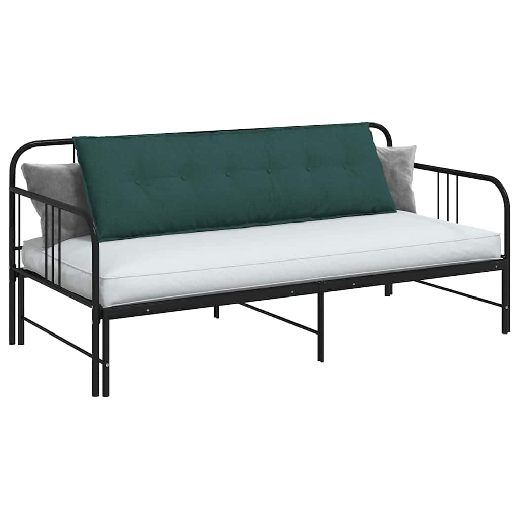 Cuscino per Schiena Verde Scuro 160 x 19 x 50 cm Tessuto