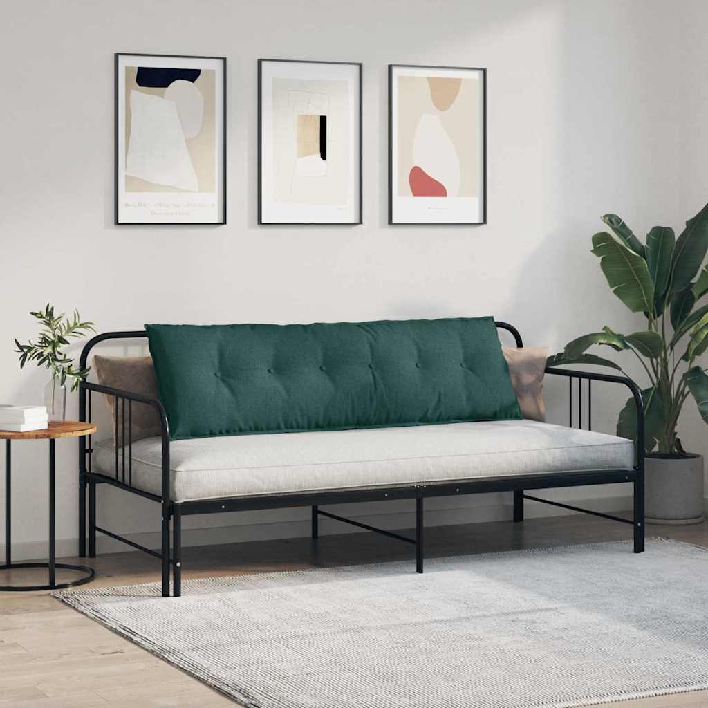 Cuscino per Schiena Verde Scuro 160 x 19 x 50 cm Tessuto