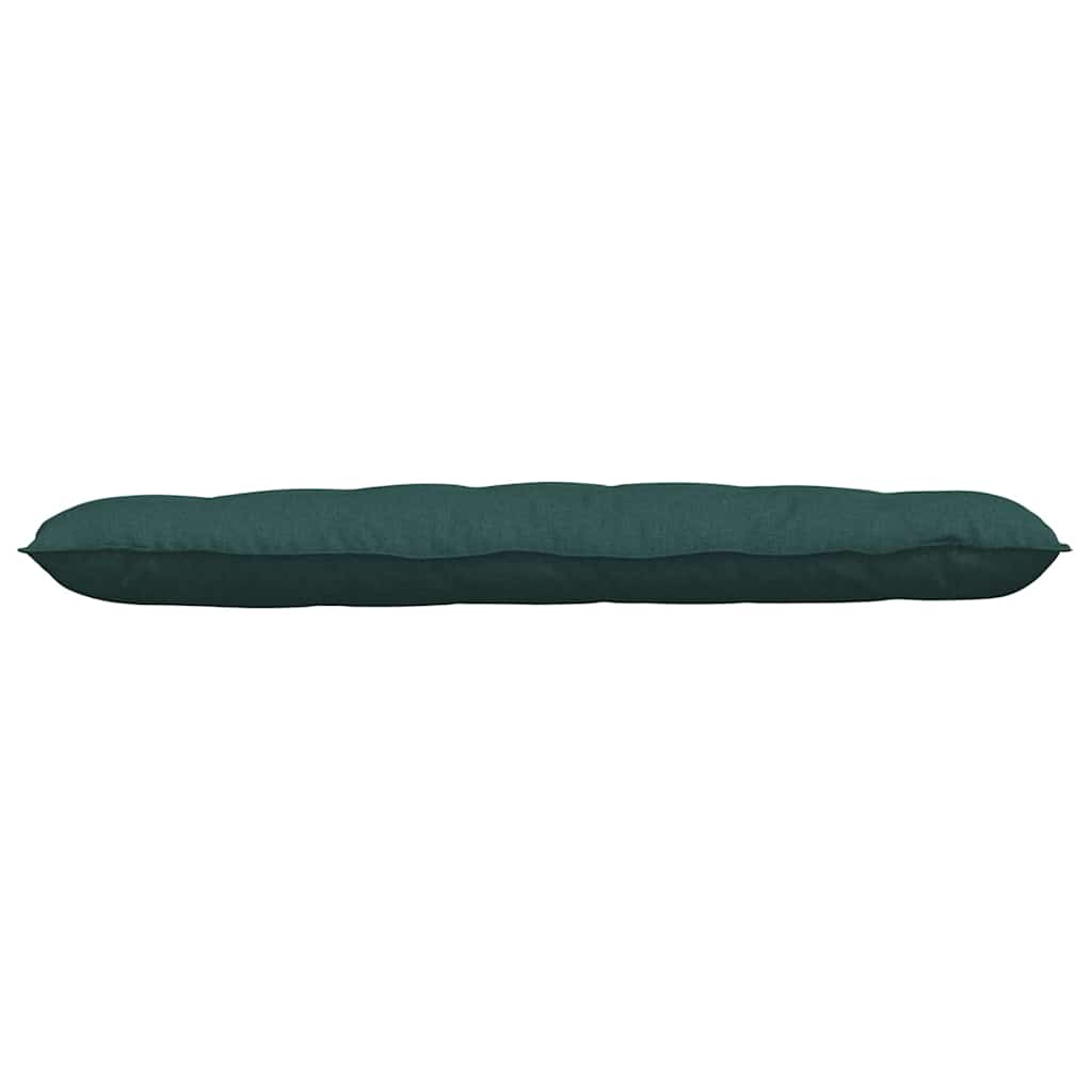 Cuscino per Schiena Verde Scuro 160 x 19 x 50 cm Tessuto