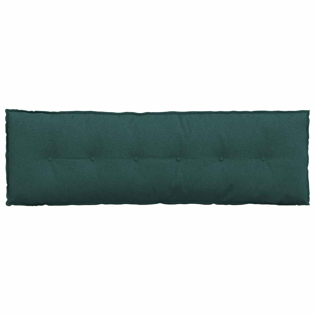 Cuscino per Schiena Verde Scuro 160 x 19 x 50 cm Tessuto