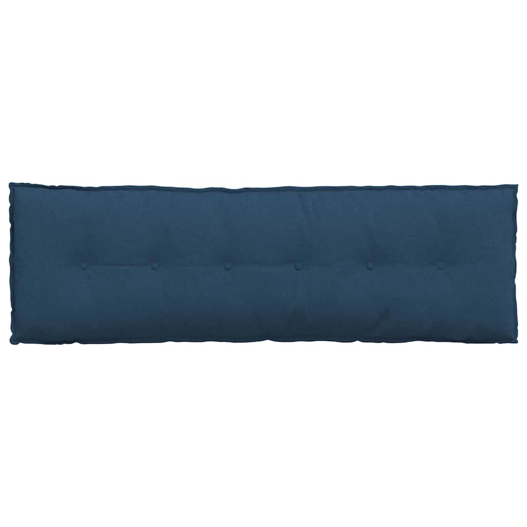 Cuscino per Schiena Blu 160 x 19 x 50 cm Tessuto