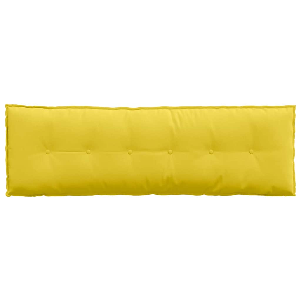 Cuscino per Schiena Giallo Chiaro 160 x 19 x 50 cm Tessuto