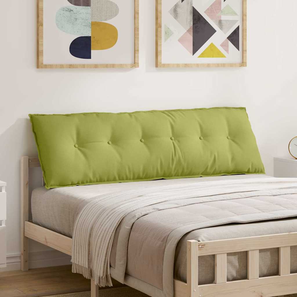 Cuscino per Schiena Verde chiaro 160 x 19 x 50 cm Tessuto