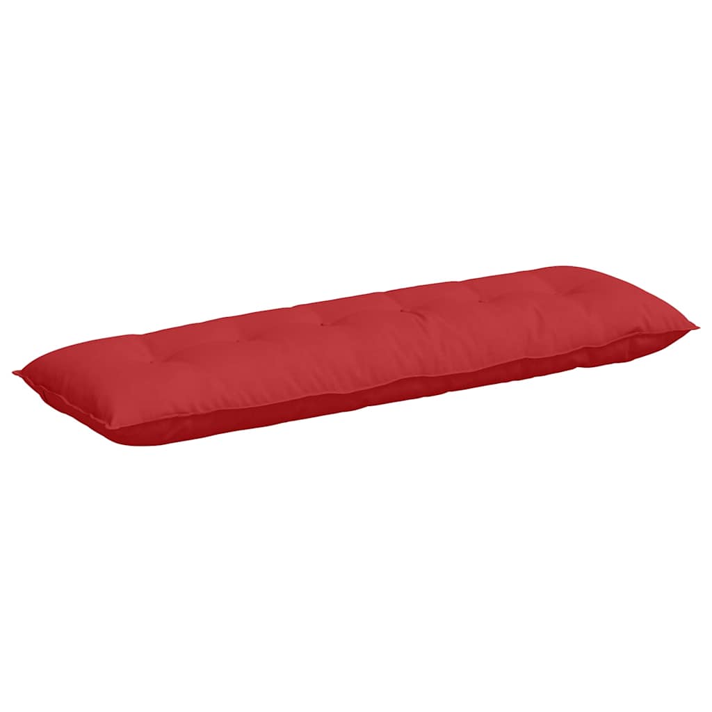 Cuscino per Schiena Rosso 160 x 19 x 50 cm Tessuto