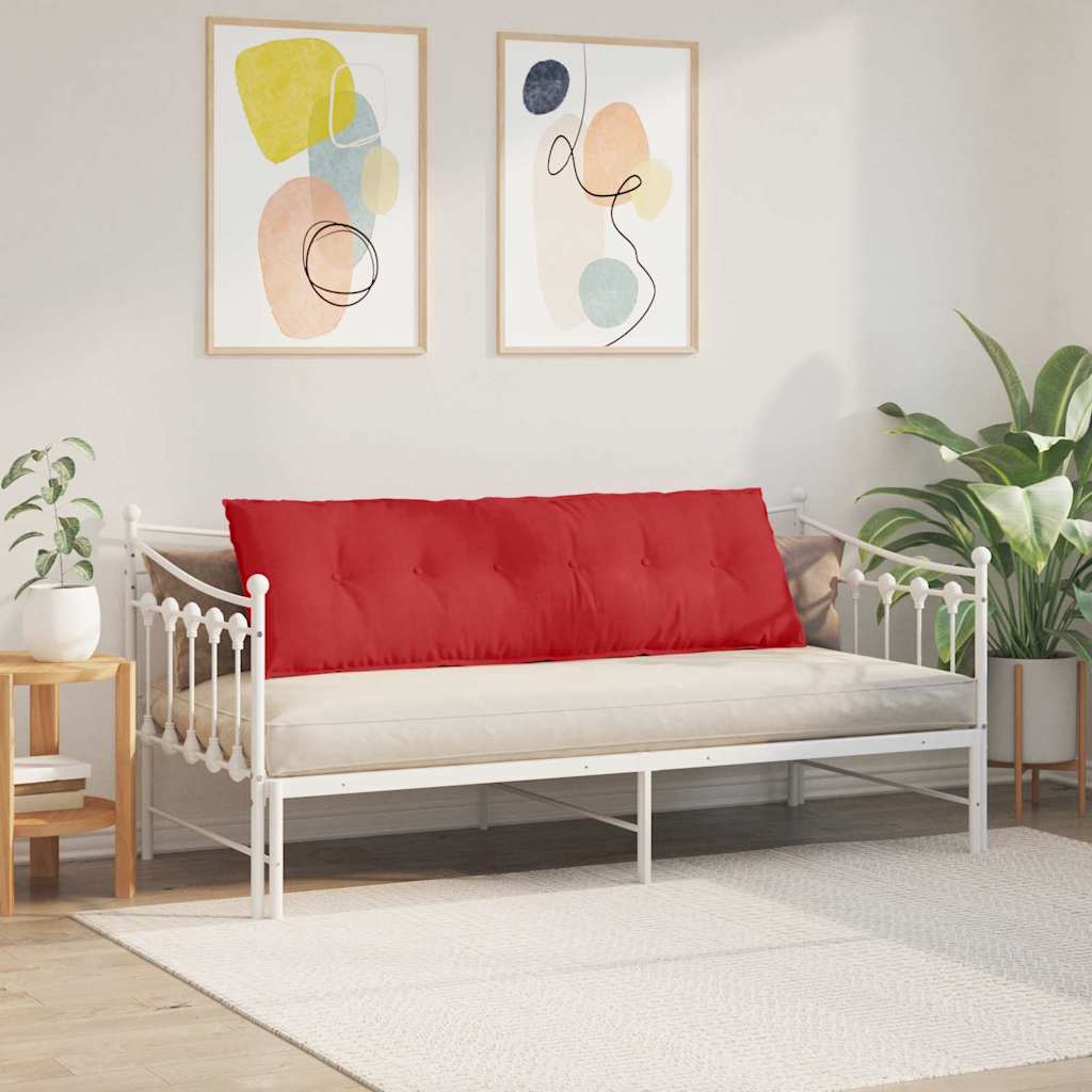 Cuscino per Schiena Rosso 160 x 19 x 50 cm Tessuto