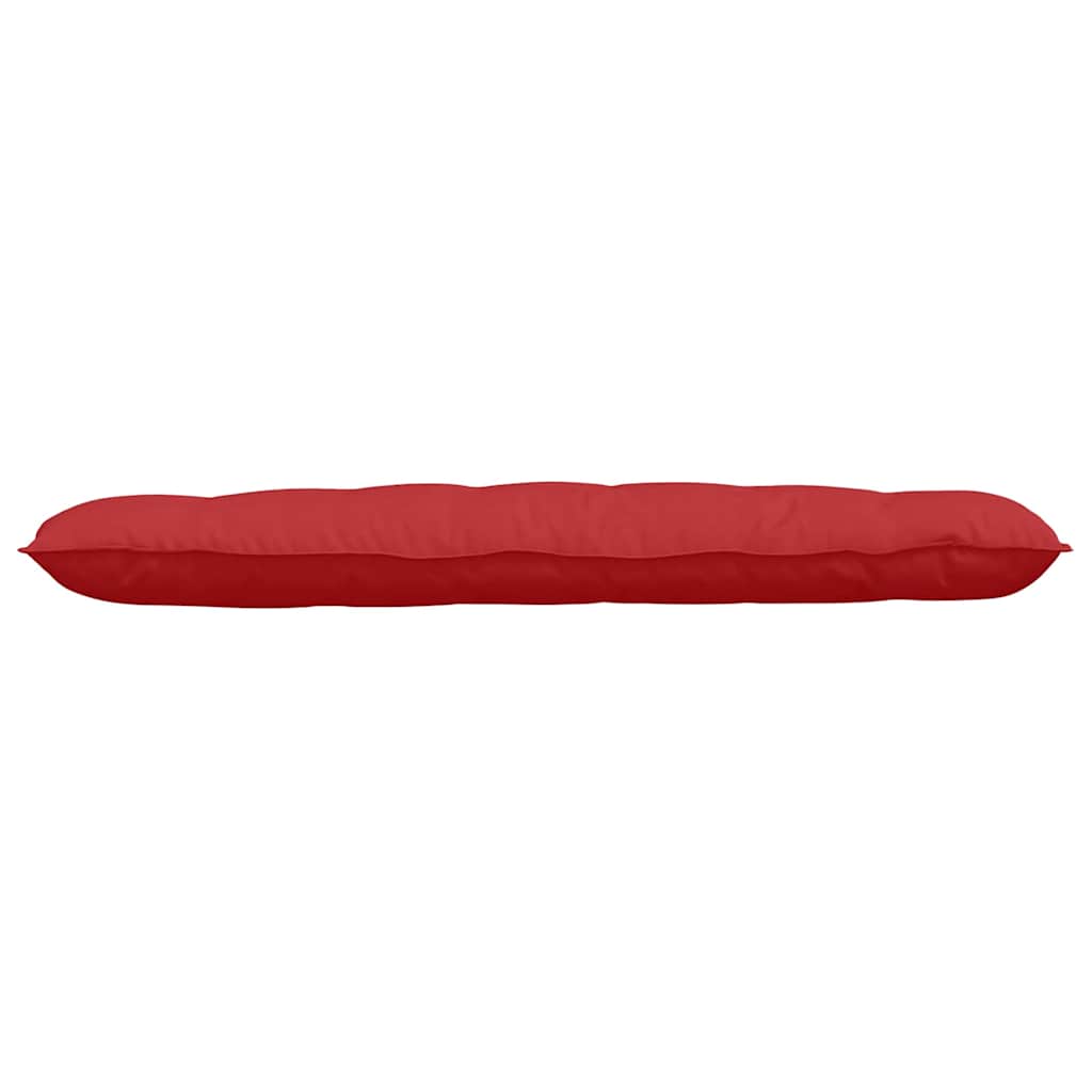 Cuscino per Schiena Rosso 160 x 19 x 50 cm Tessuto