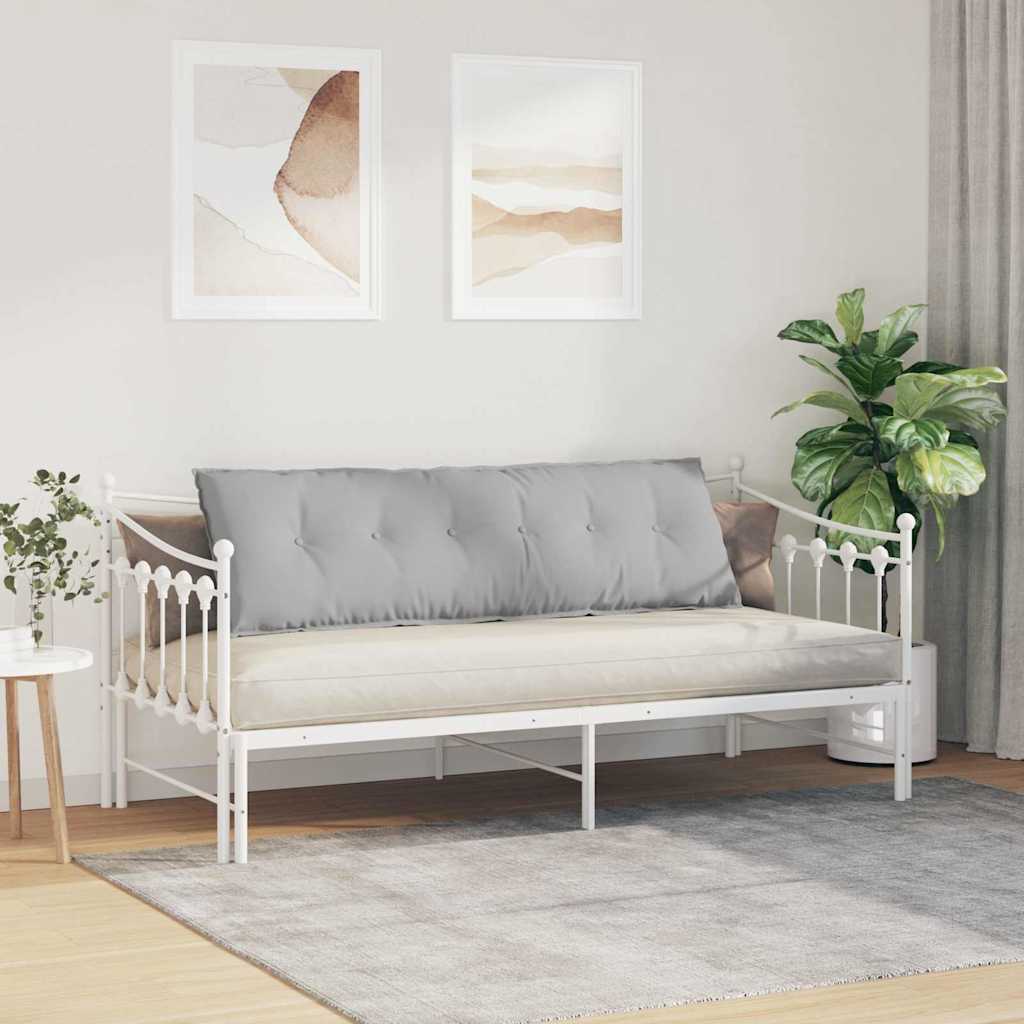 Cuscino per Schiena Grigio Nuvola 160 x 19 x 50 cm Tessuto