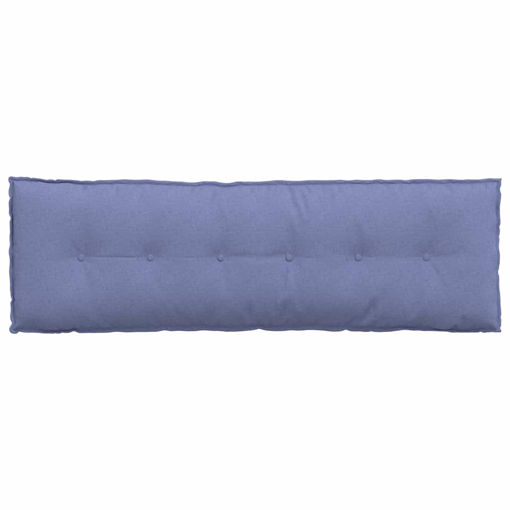 Cuscino per Schiena Blu jeans 160 x 19 x 50 cm Tessuto