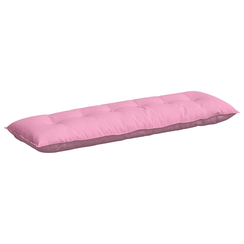 Cuscino per Schiena Rosa 160 x 19 x 50 cm Tessuto