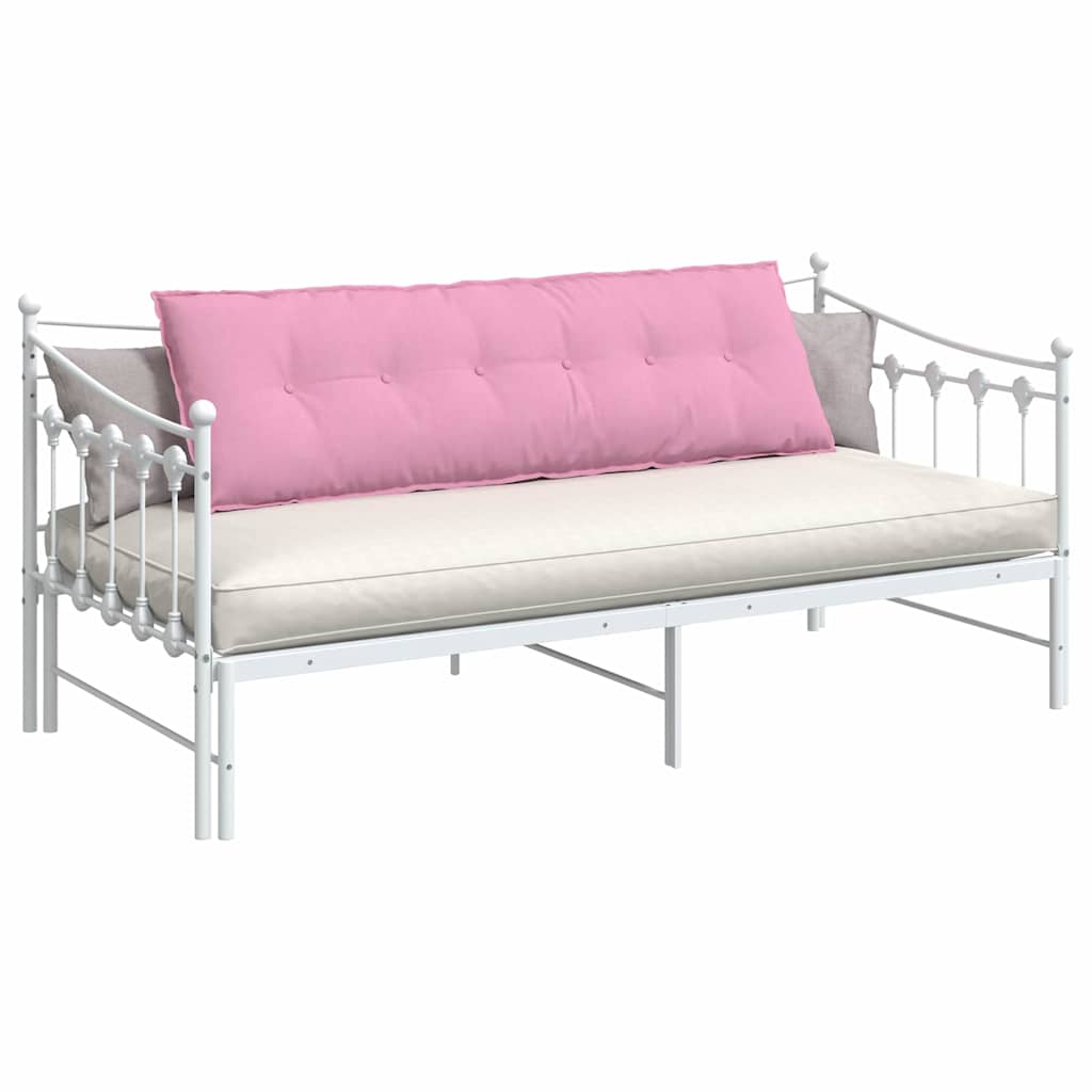 Cuscino per Schiena Rosa 160 x 19 x 50 cm Tessuto
