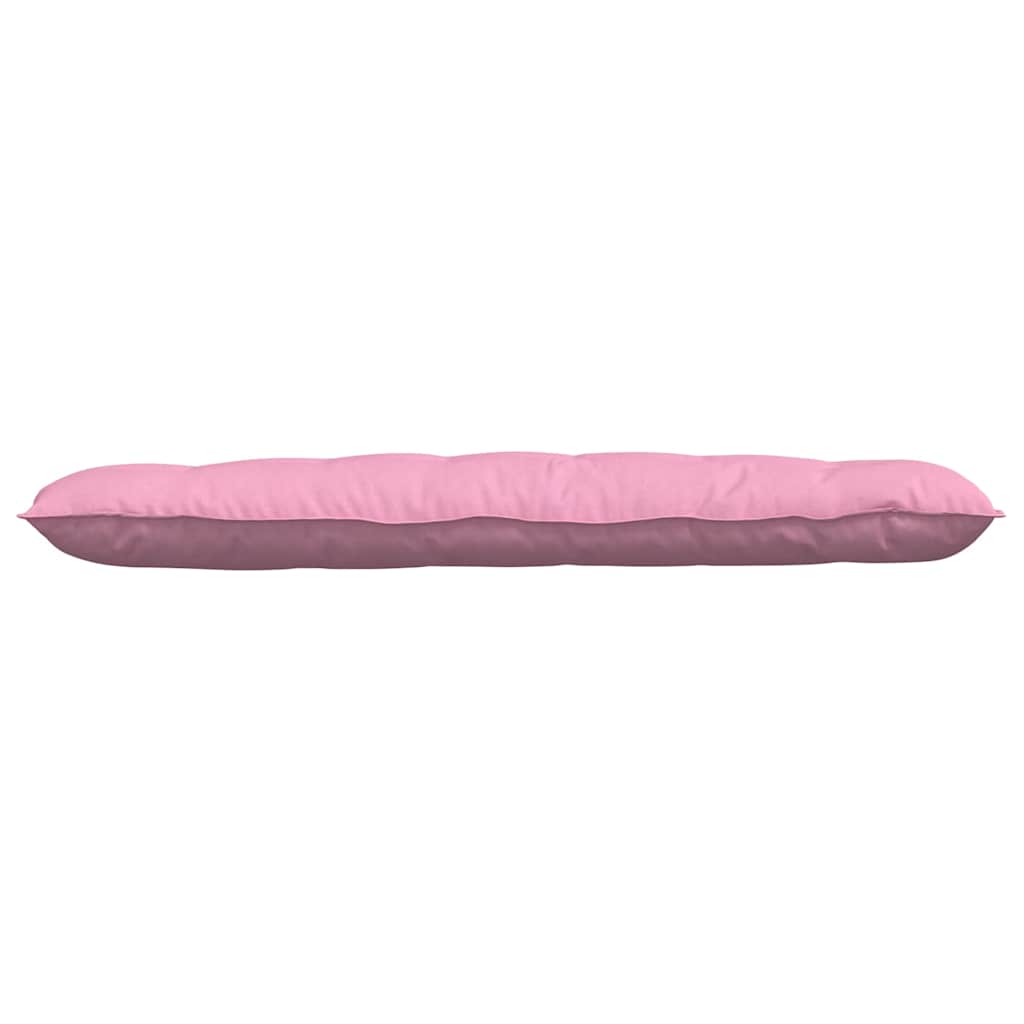 Cuscino per Schiena Rosa 160 x 19 x 50 cm Tessuto