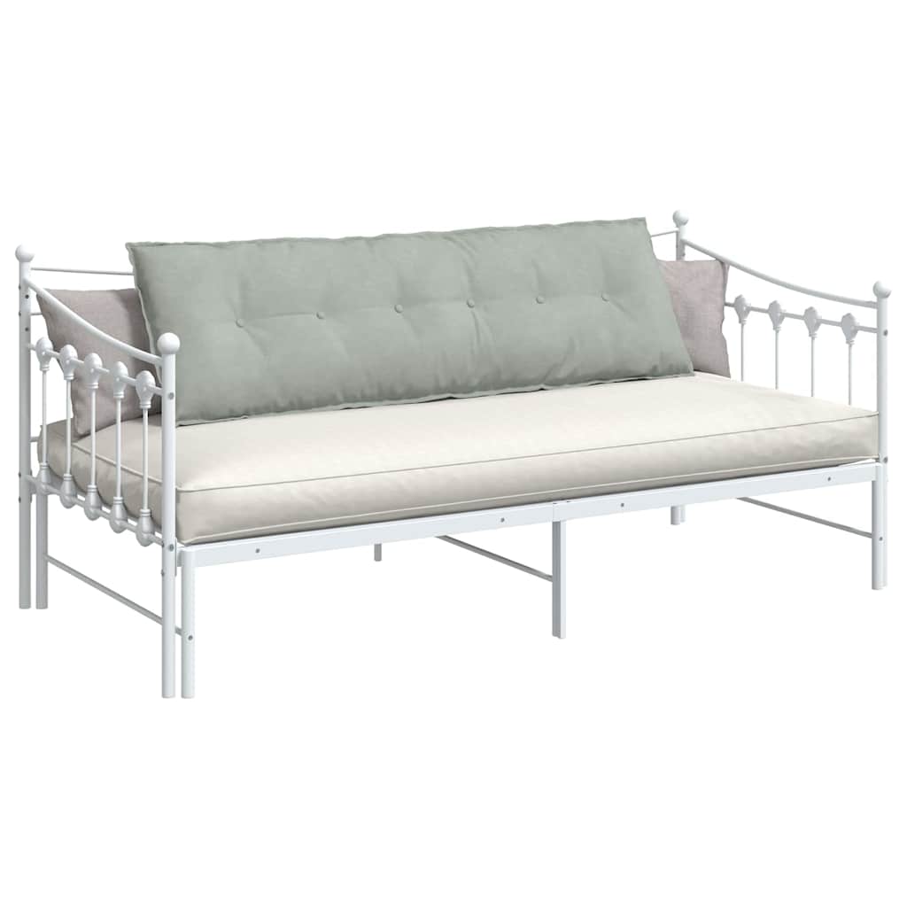 Cuscino per Schiena Grigio Chiaro 160 x 50 cm Tessuto in Cords
