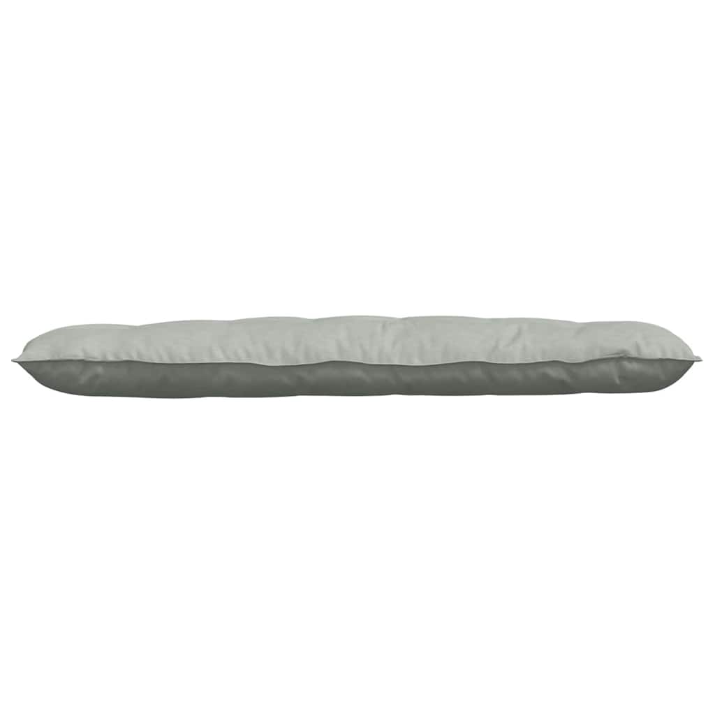 Cuscino per Schiena Grigio Chiaro 160 x 50 cm Tessuto in Cords