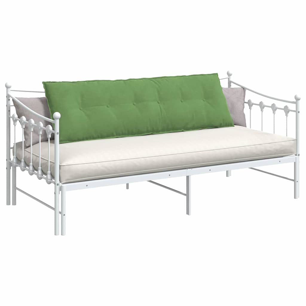 Cuscino per Schiena Verde chiaro 160 x 50 cm Tessuto in Cords