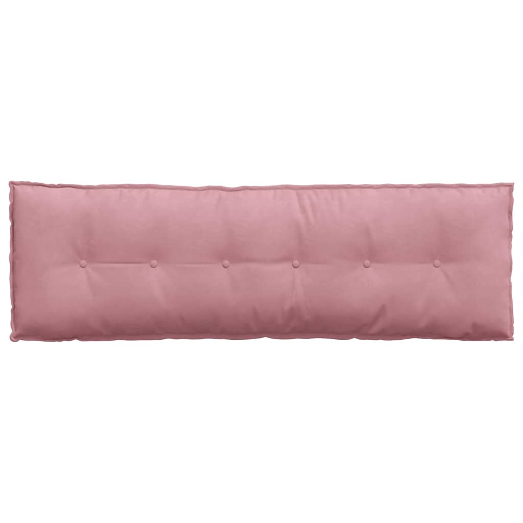 Cuscino per Schiena Rosa 160 x 50 cm Tessuto in Cords