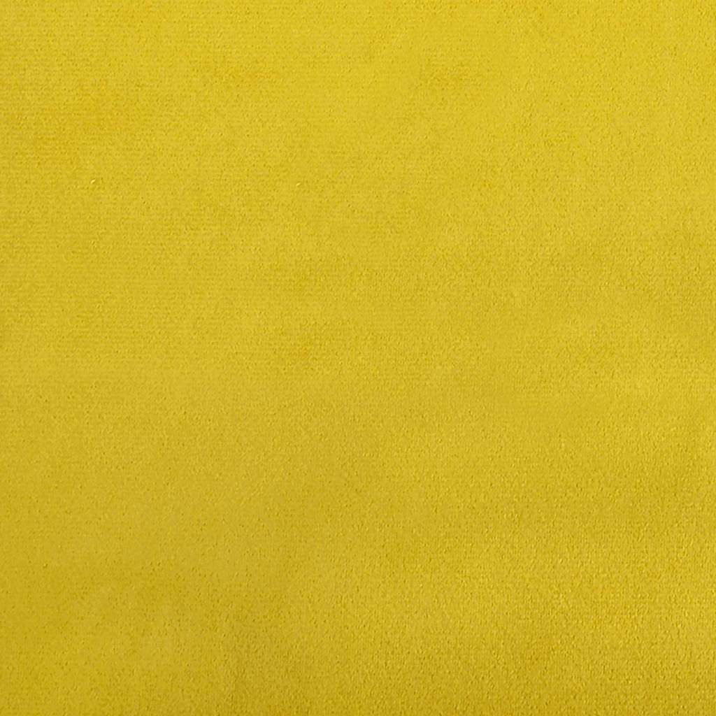 Cuscino per Schiena Giallo 160 x 50 cm Tessuto in Cords