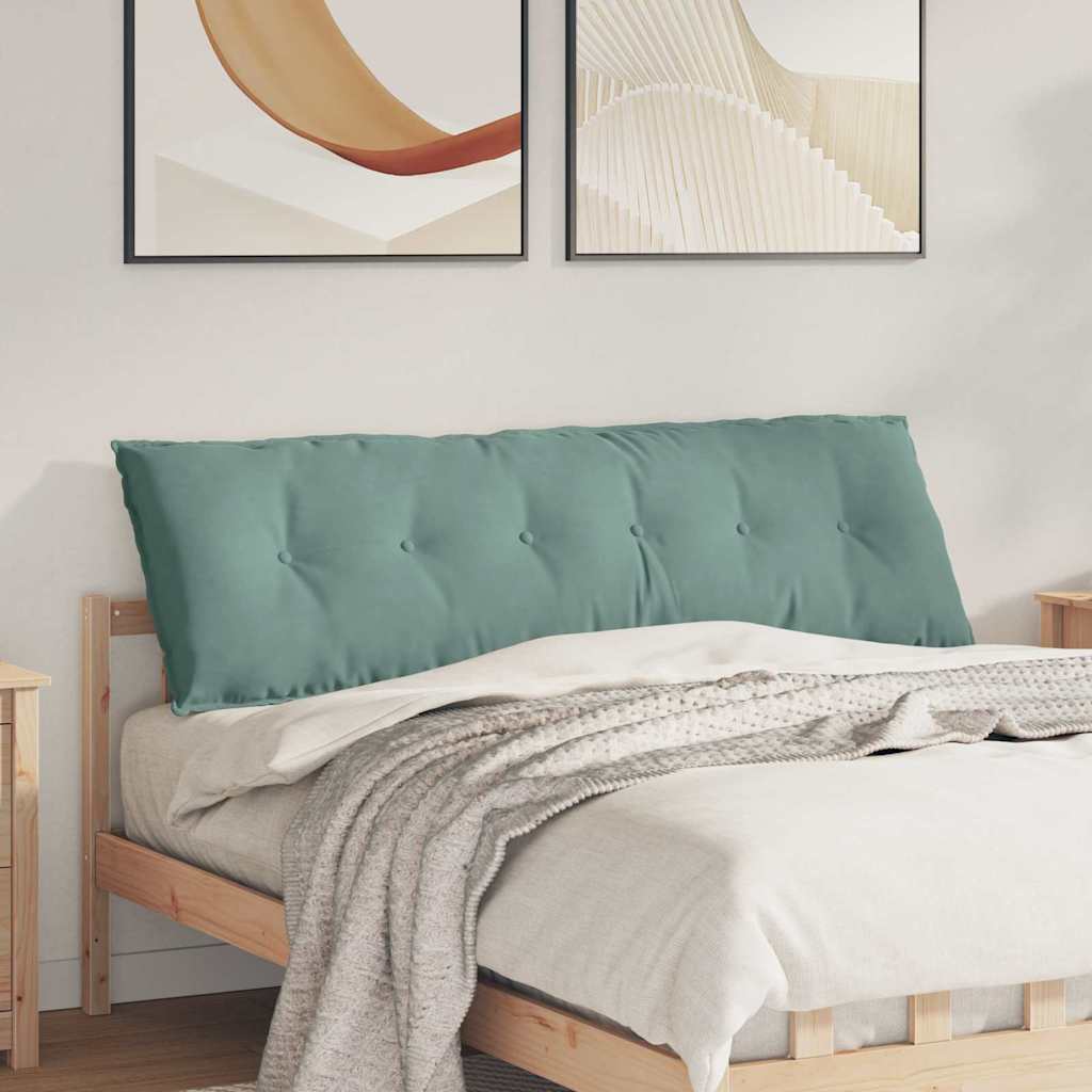 Cuscino per Schiena Verde Mare 160 x 50 cm Tessuto in Cords
