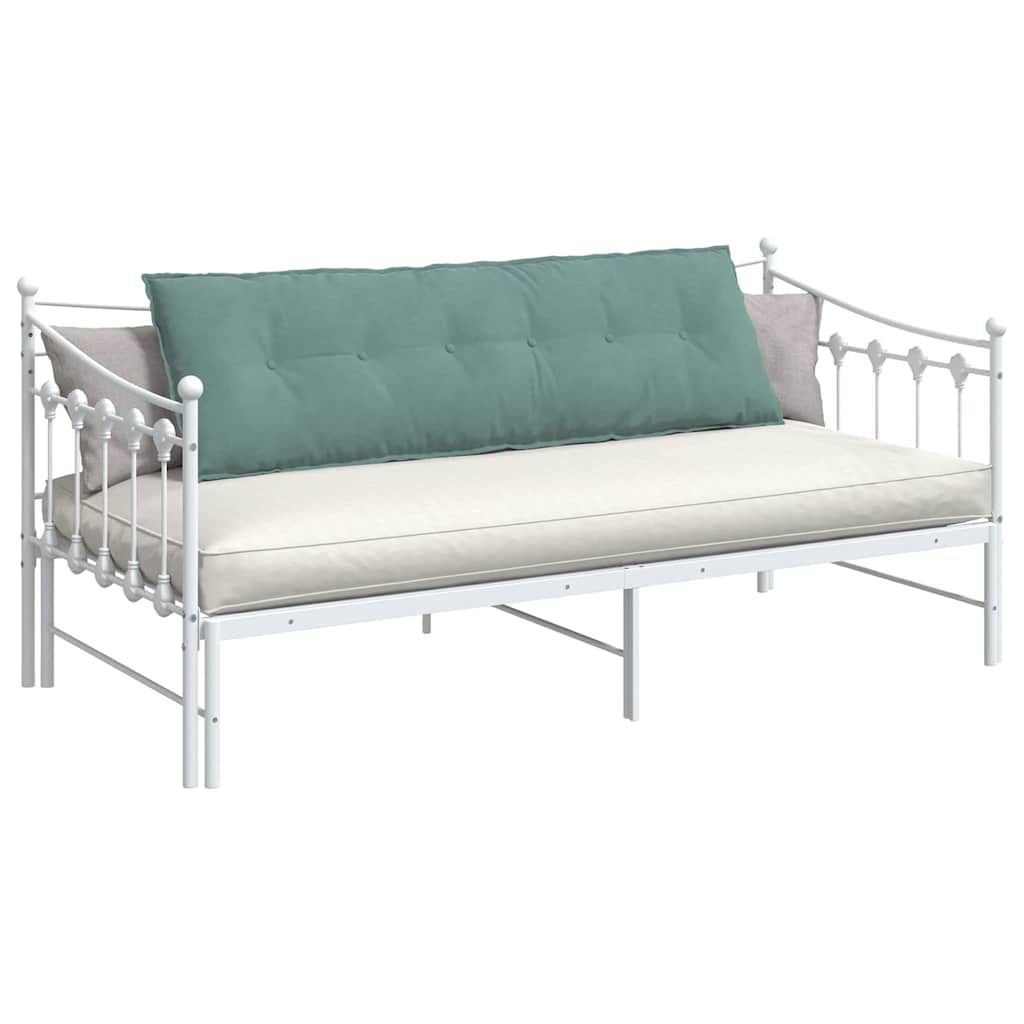 Cuscino per Schiena Verde Mare 160 x 50 cm Tessuto in Cords