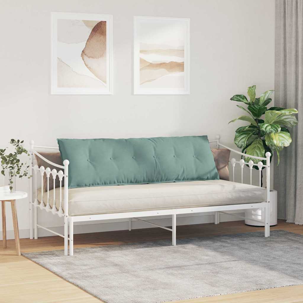 Cuscino per Schiena Verde Mare 160 x 50 cm Tessuto in Cords
