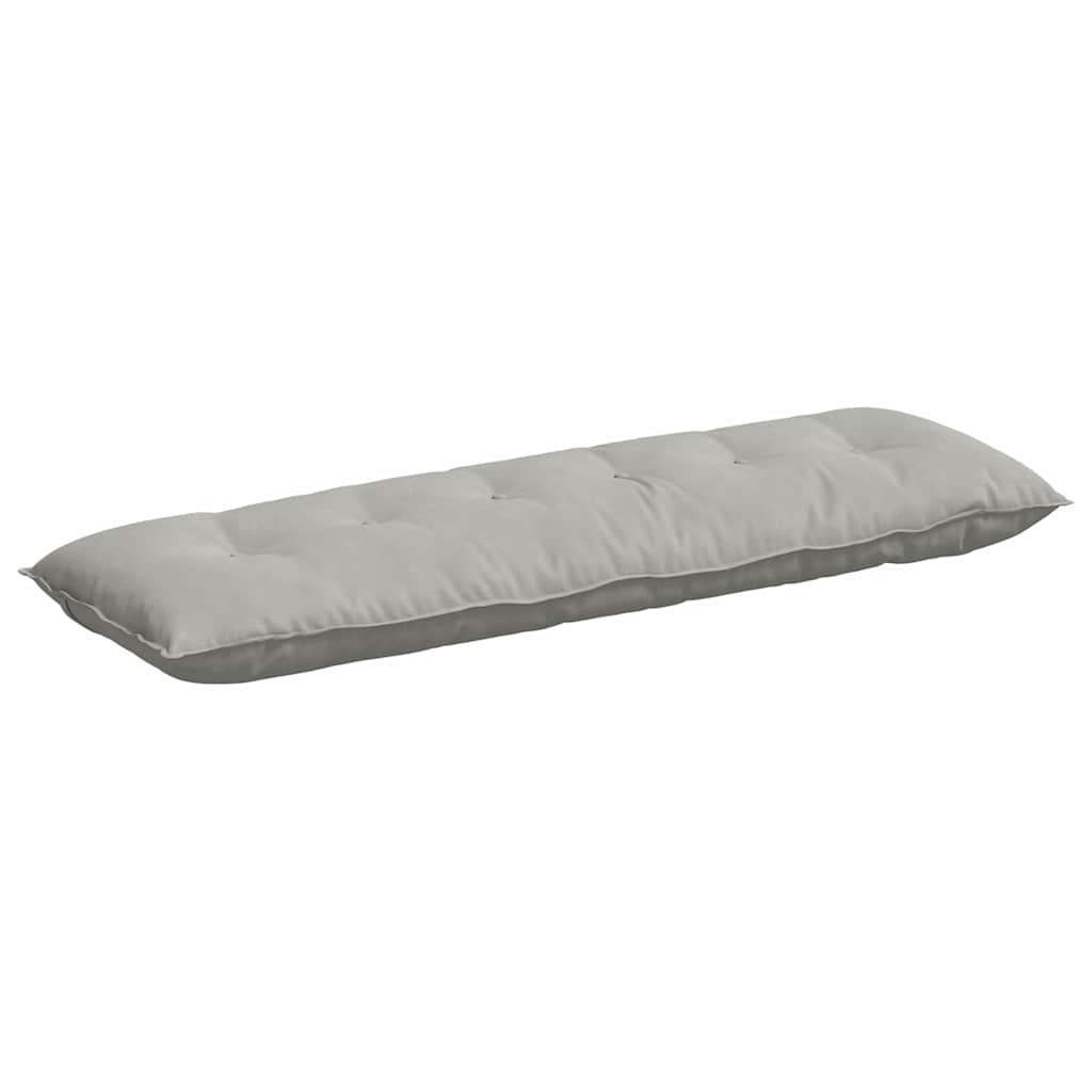 Cuscino per Schiena Grigio Chiaro 160 x 50 cm
