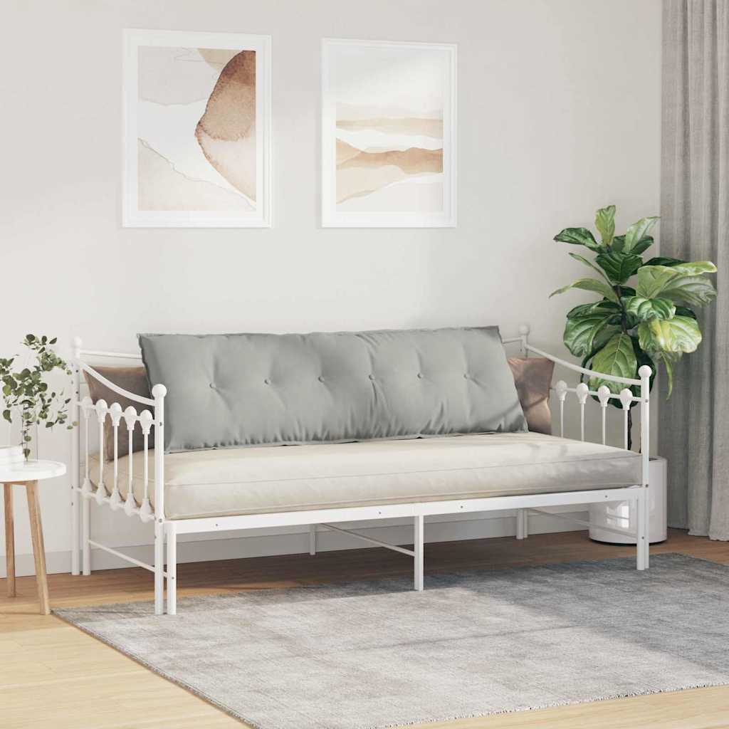 Cuscino per Schiena Grigio Chiaro 160 x 50 cm