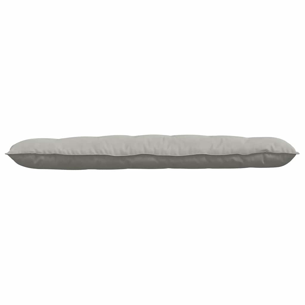 Cuscino per Schiena Grigio Chiaro 160 x 50 cm