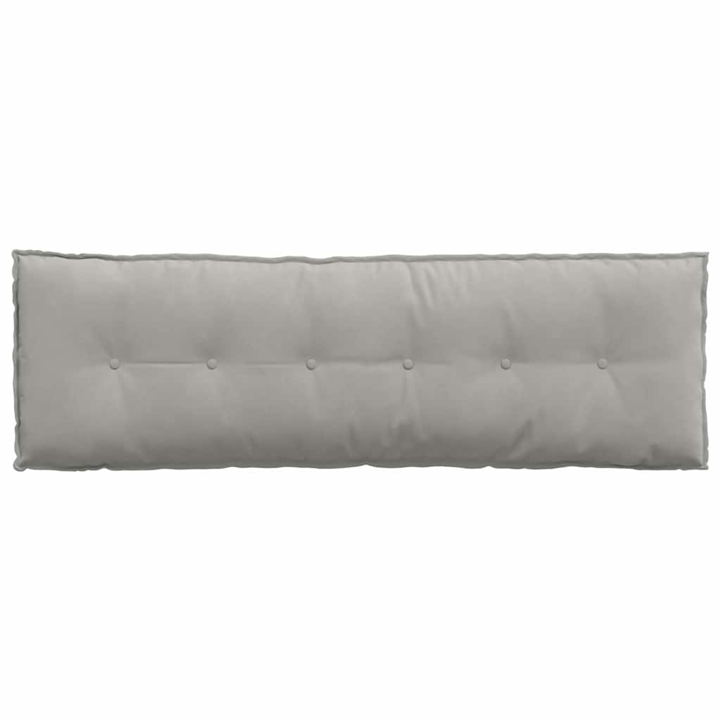 Cuscino per Schiena Grigio Chiaro 160 x 50 cm