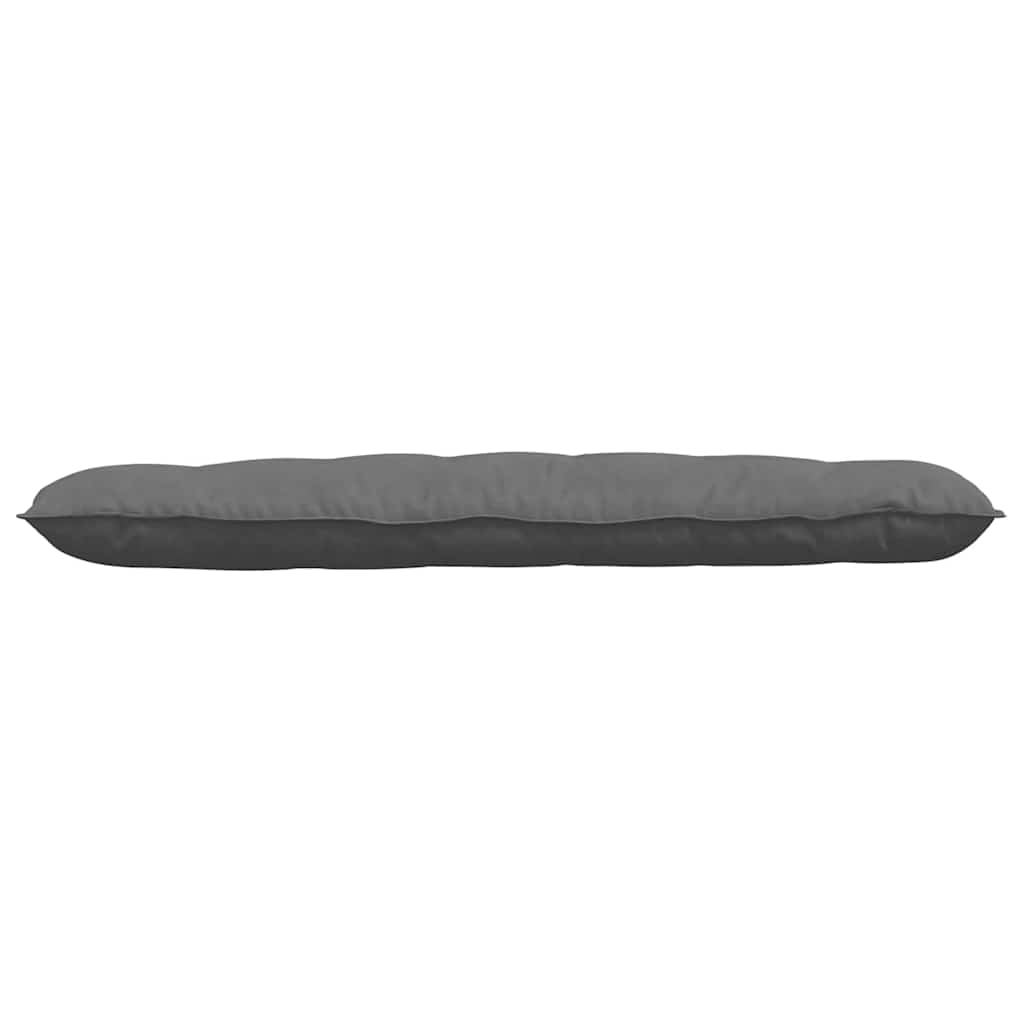 Cuscino per Schiena Grigio Scuro 160 x 50 cm