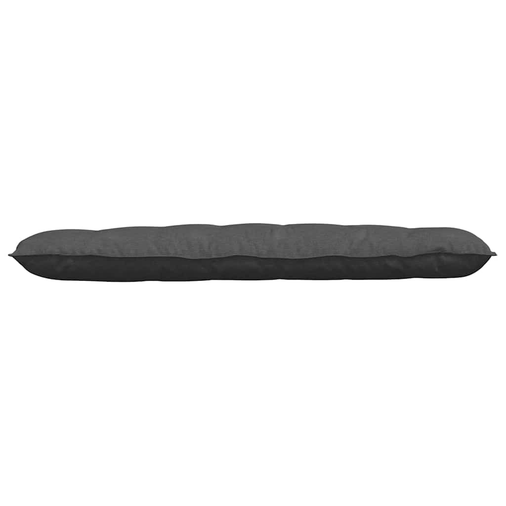 Cuscino per Schiena Grigio Scuro 160 x 50 cm Tessuto in Cords