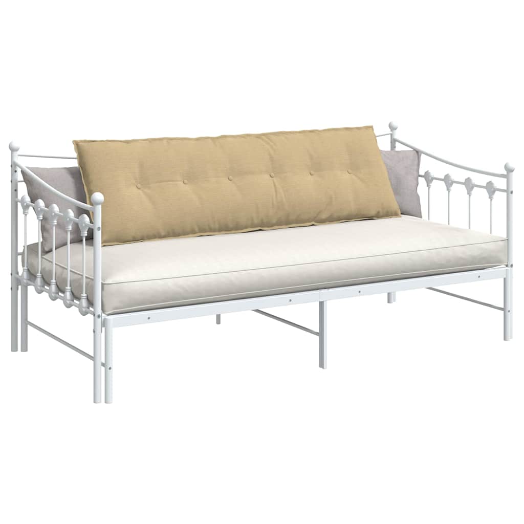 Cuscino per Schiena Grigio Verde 160 x 50 cm Tessuto in Cords