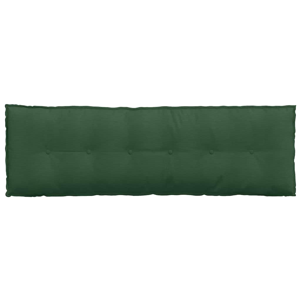 Cuscino per Schiena Verde Giungla 160 x 50 cm Tessuto in Cords