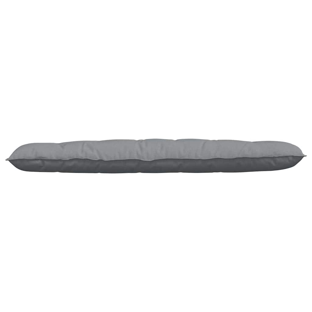 Cuscino per Schiena Grigio chiaro 180 x 19 x 50 cm Tessuto