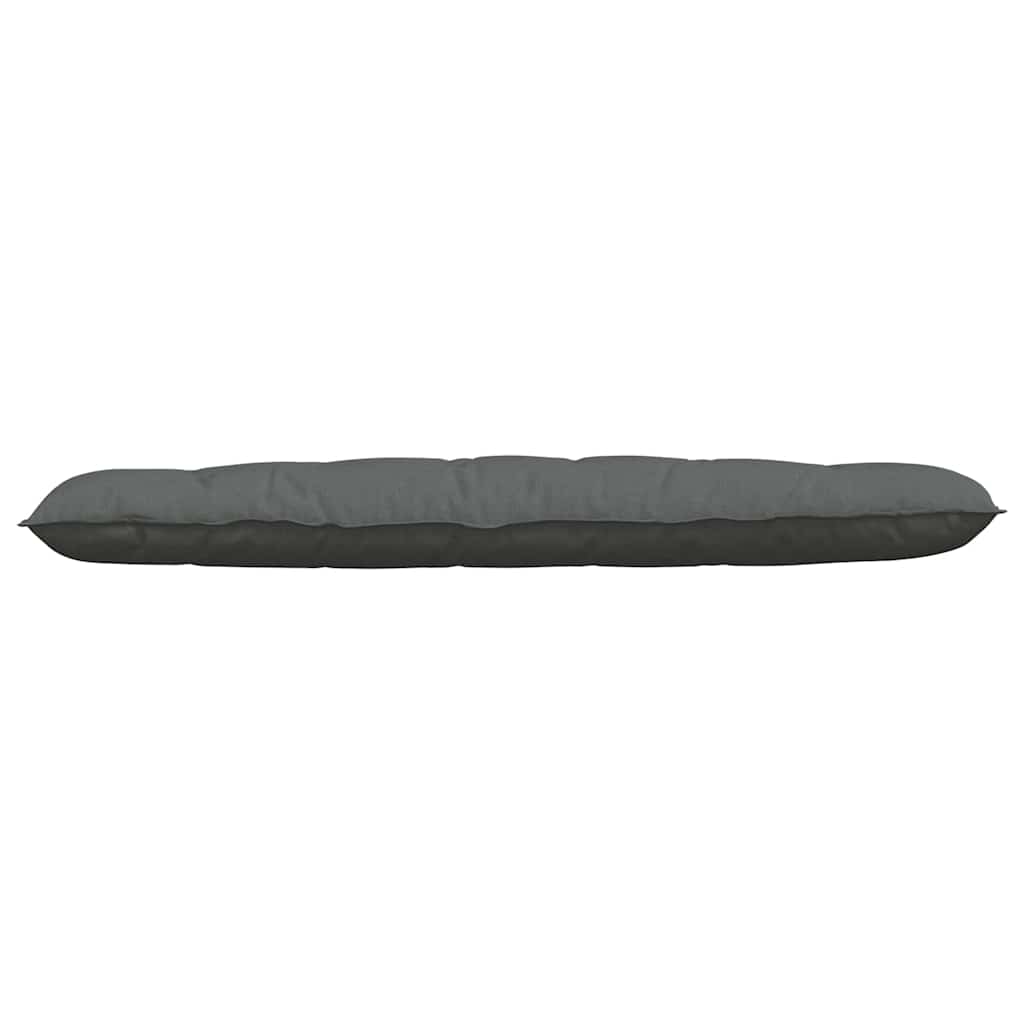 Cuscino per Schiena Grigio scuro 180 x 19 x 50 cm Tessuto