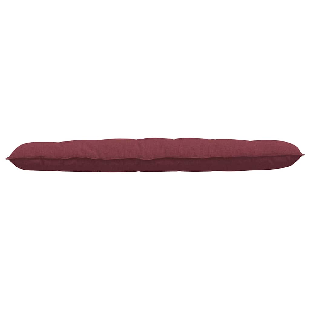 Cuscino per Schiena Rosso Vino 180 x 19 x 50 cm Tessuto