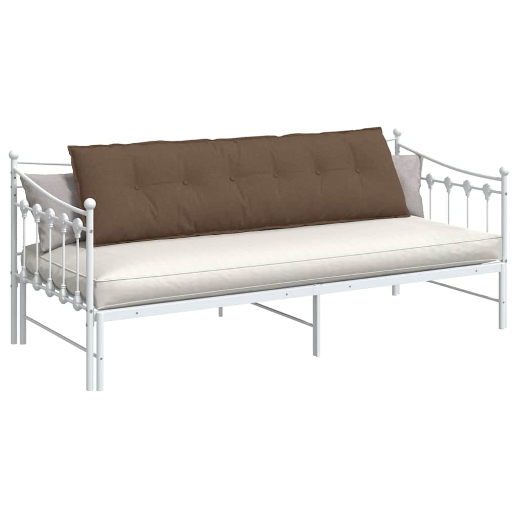 Cuscino per Schiena Marrone 180 x 19 x 50 cm Tessuto