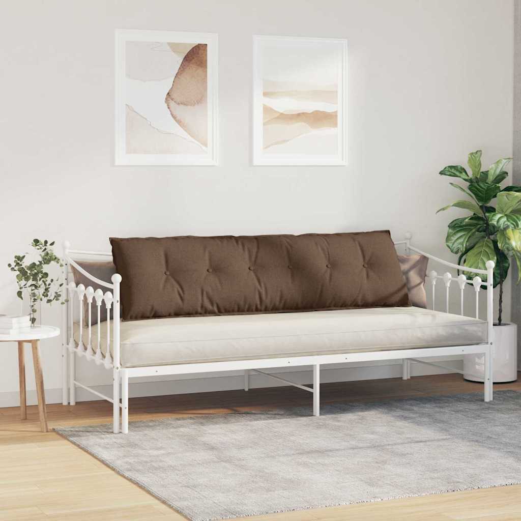 Cuscino per Schiena Marrone 180 x 19 x 50 cm Tessuto
