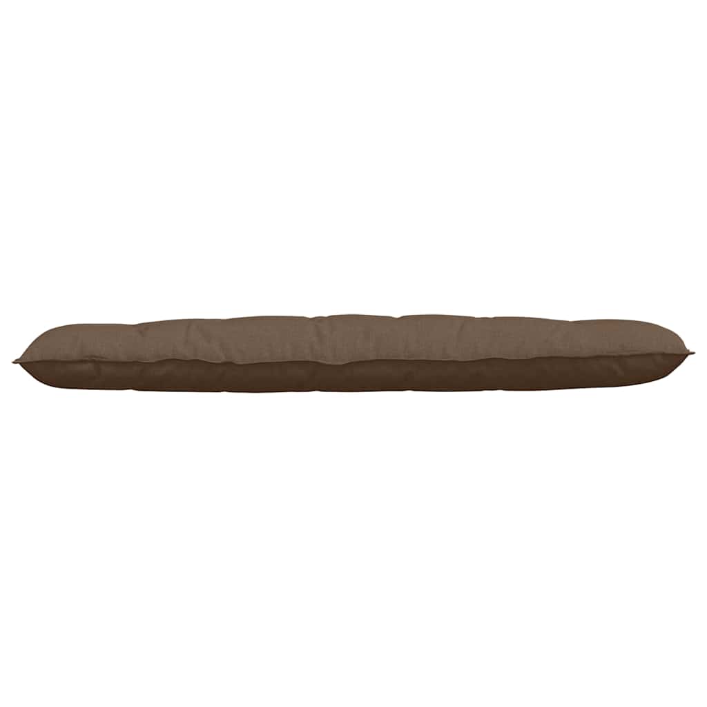 Cuscino per Schiena Marrone 180 x 19 x 50 cm Tessuto