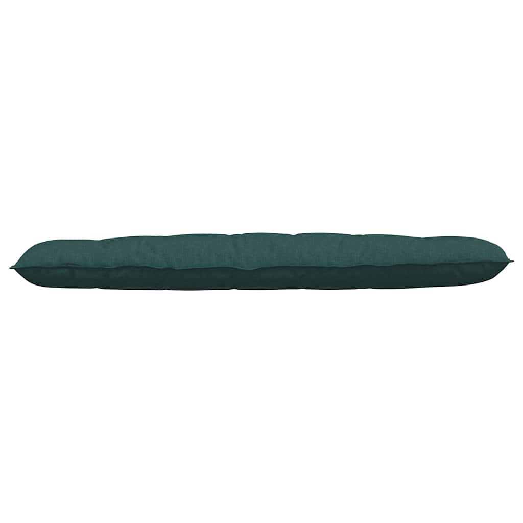 Cuscino per Schiena Verde Scuro 180 x 19 x 50 cm Tessuto