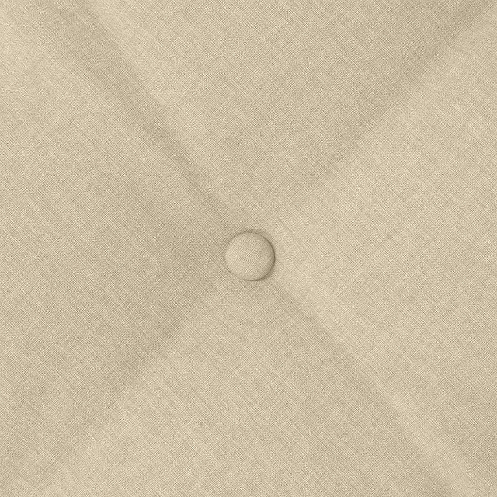 Cuscino per Schiena Crema 180 x 19 x 50 cm Tessuto