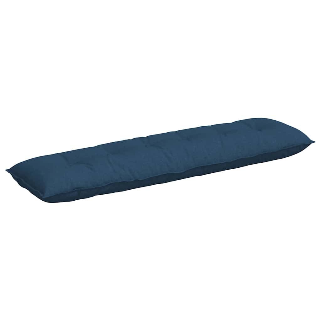 Cuscino per Schiena Blu 180 x 19 x 50 cm Tessuto