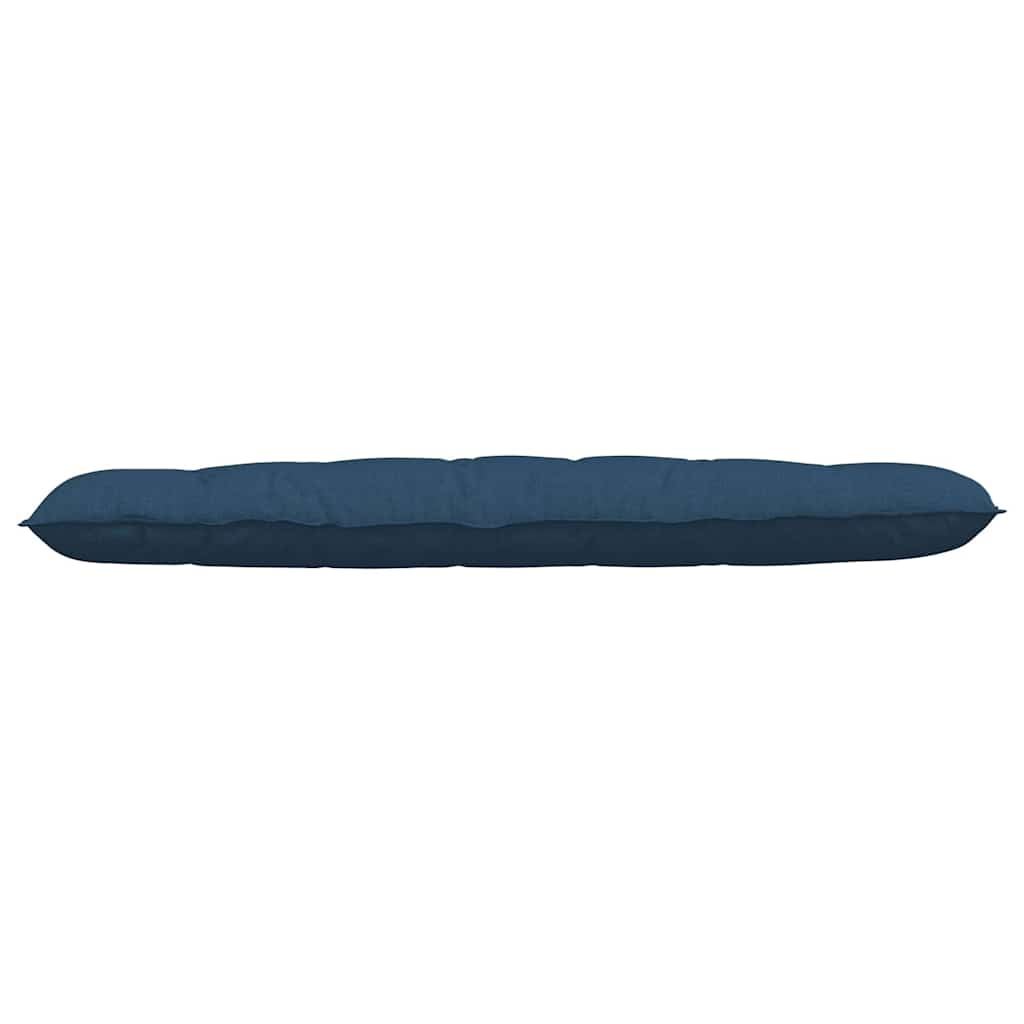 Cuscino per Schiena Blu 180 x 19 x 50 cm Tessuto