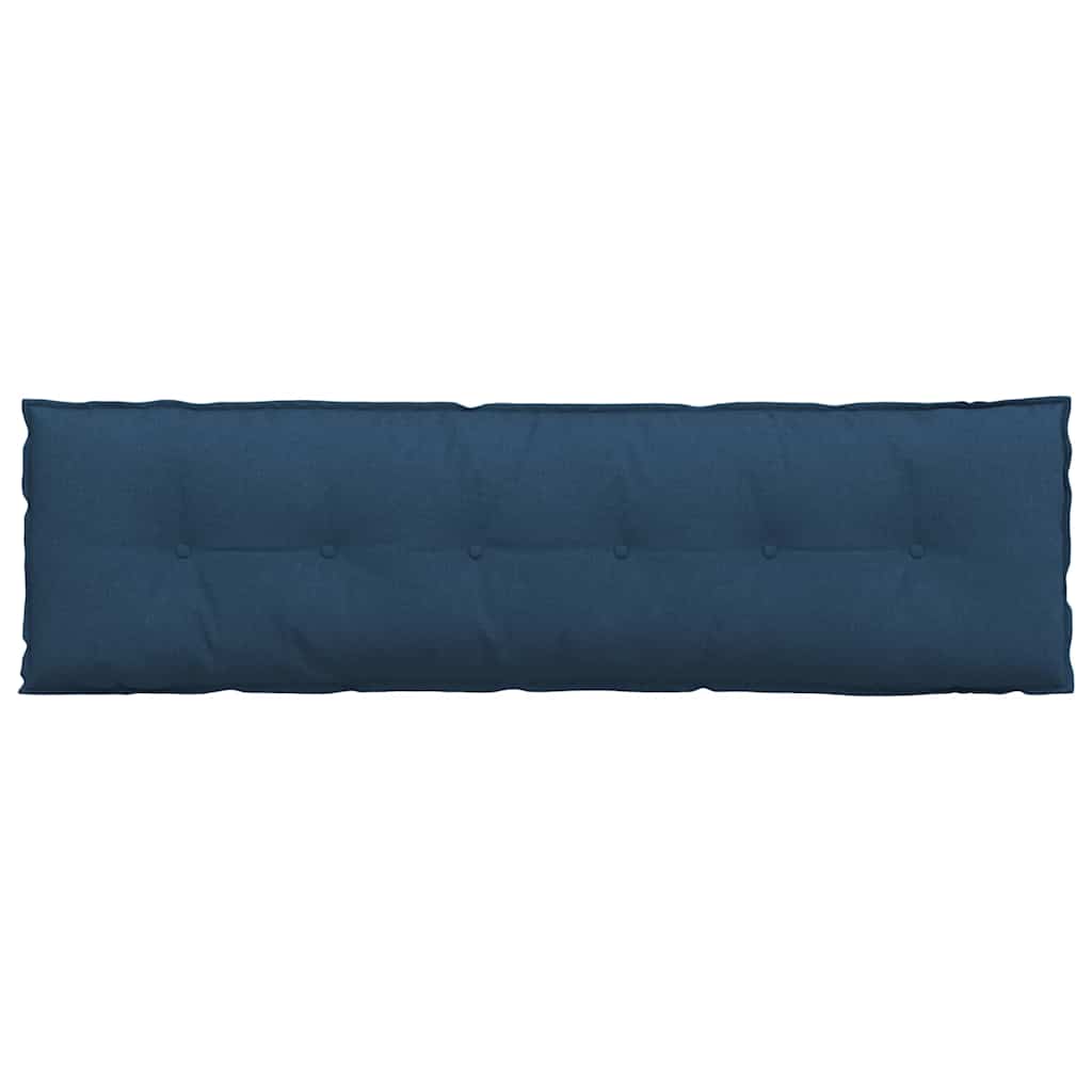 Cuscino per Schiena Blu 180 x 19 x 50 cm Tessuto