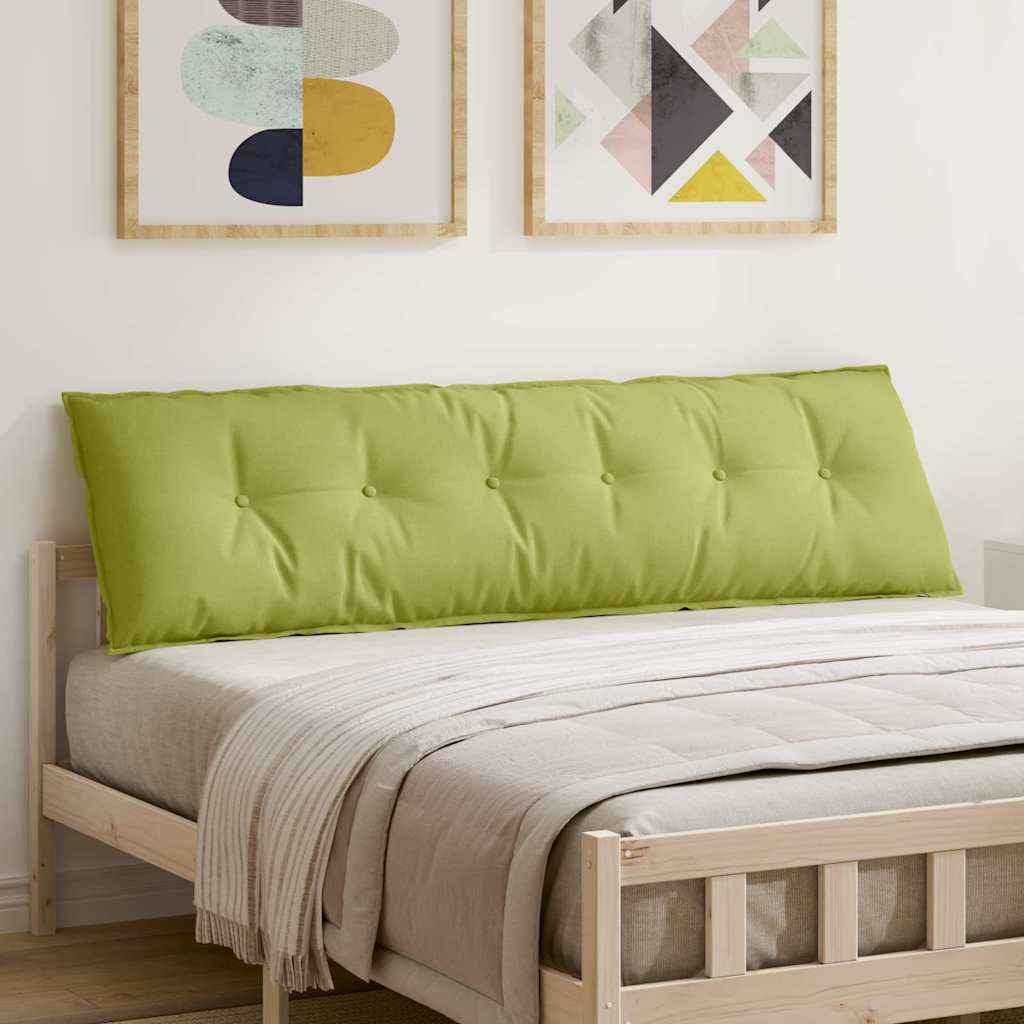 Cuscino per Schiena Verde chiaro 180 x 19 x 50 cm Tessuto