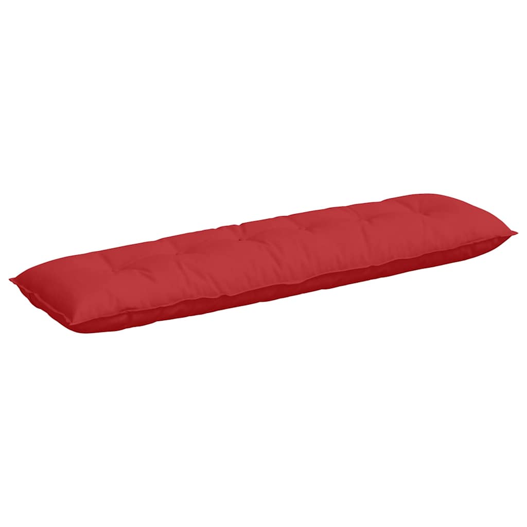 Cuscino per Schiena Rosso 180 x 19 x 50 cm Tessuto