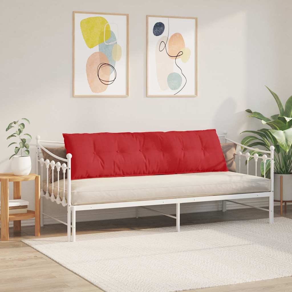 Cuscino per Schiena Rosso 180 x 19 x 50 cm Tessuto