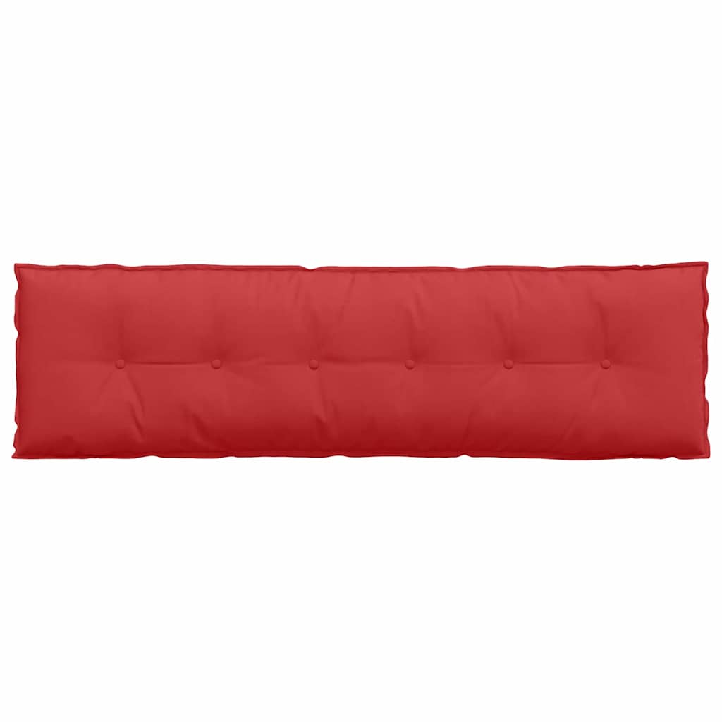 Cuscino per Schiena Rosso 180 x 19 x 50 cm Tessuto