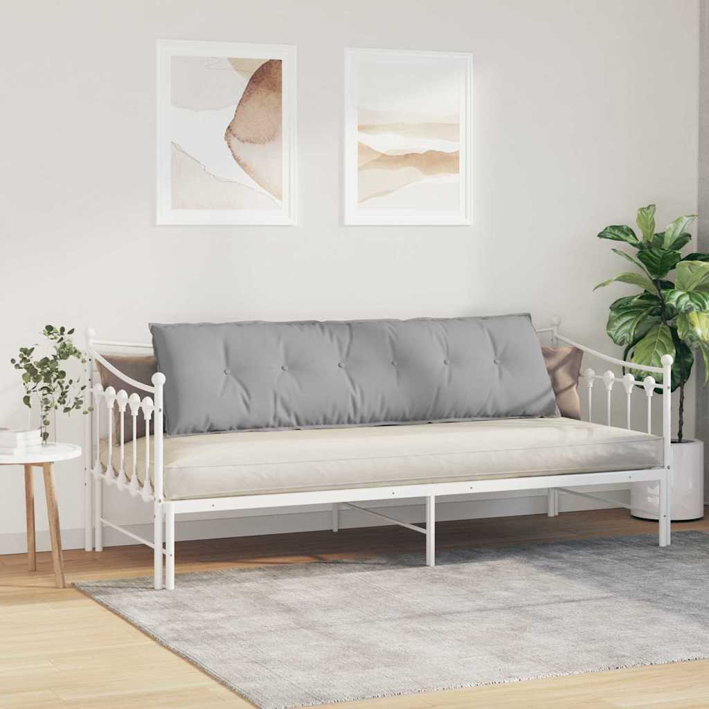 Cuscino per Schiena Grigio Nuvola 180 x 19 x 50 cm Tessuto